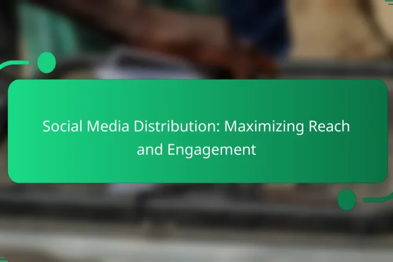 Social Media Distribution: Maximizing Reach and Engagement